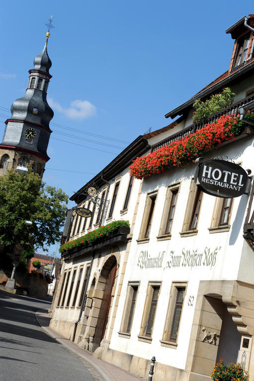 Hotel Weinkastell Zum Weissen Ross Kallstadt Exterior foto