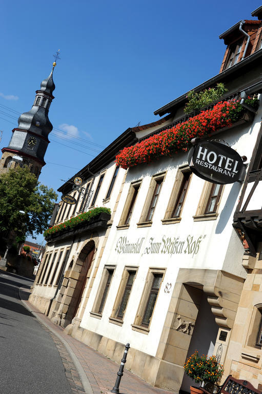 Hotel Weinkastell Zum Weissen Ross Kallstadt Exterior foto